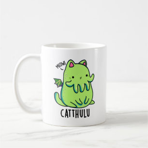 Mug Catthulu Funny Cthulhu Cat Pun