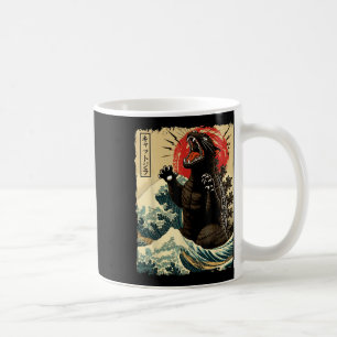Mug Catzilla Cat Art Drôle Chat Japonais Pour Hommes F
