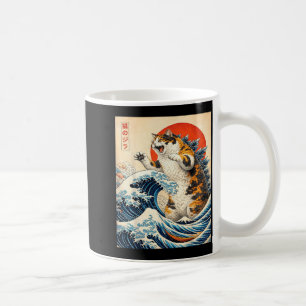 Mug Catzilla Chat Art Japonais Cadeaux Drôles de Chat