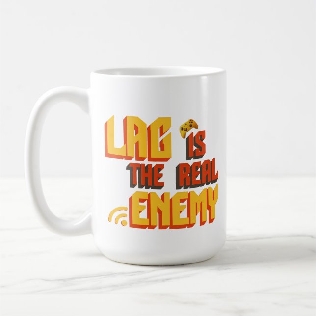 Mug Cauchemar des joueurs : LAG (Gauche)