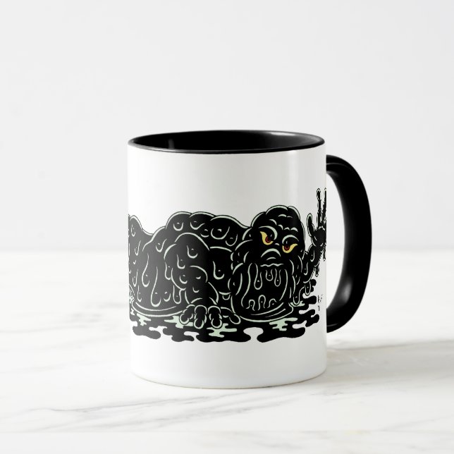Mug Cauchemar d'horreur de Hulk de slime rampant Art é (Devant droit)