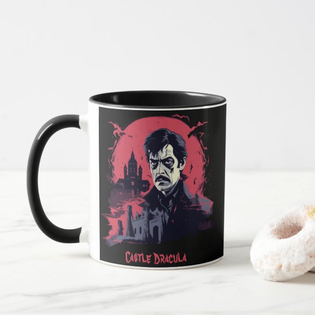 Mug Cauchemar gothique (Avec donut)