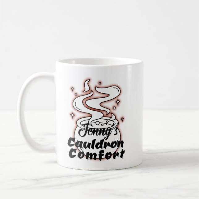 Mug Cauldron Comfort Funny Halloween (Gauche)