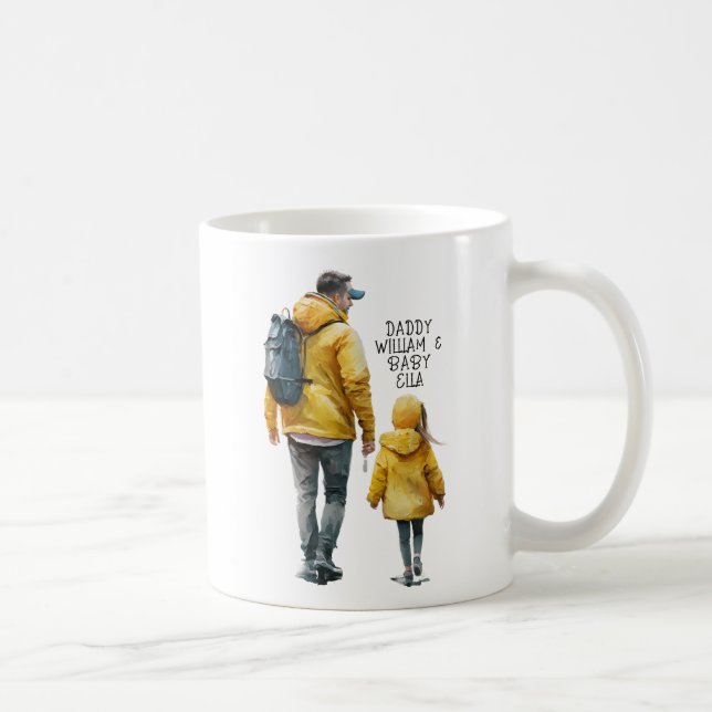 Mug Caution père et fille (3) (Droite)