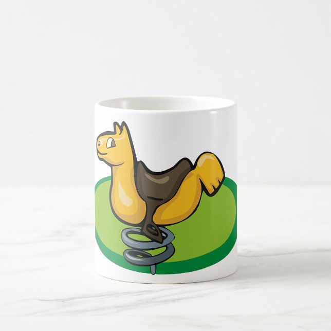 Mug Cavalier à ressort de cour de récréation (Créateur téléchargé)