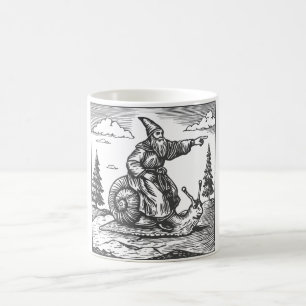 Mug Cavalier de l'escargot médiéval   Renaissance rétr