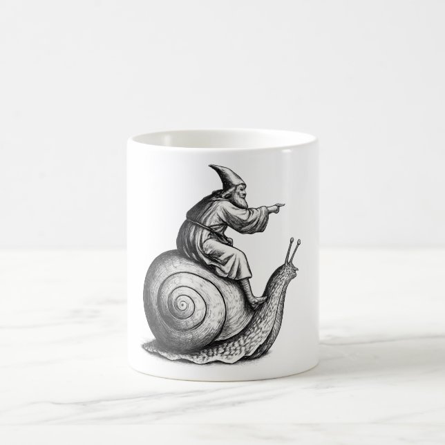 Mug Cavalier de l'escargot médiéval rétro , Renaissanc (Centre)