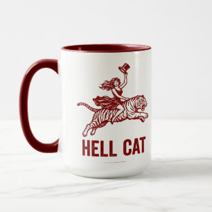 Mug Cavalier de Tigre Vintage Enfer Chat Graphique Lin
