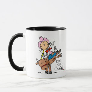 Mug Cavalier Fille Stick Ride Em Tshirts et Cadeaux Co