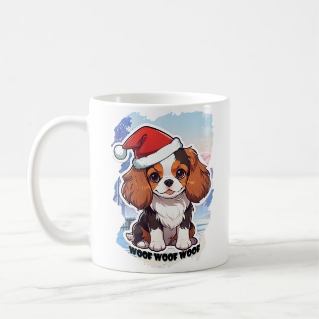 Mug Cavalier King Charles Pastel (Gauche)