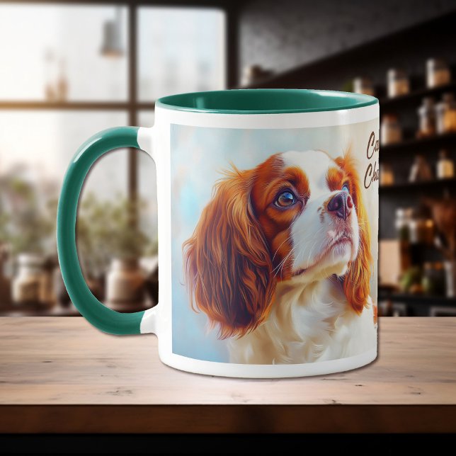 Mug Cavalier King Charles Spaniel Chien Portrait (Créateur téléchargé)