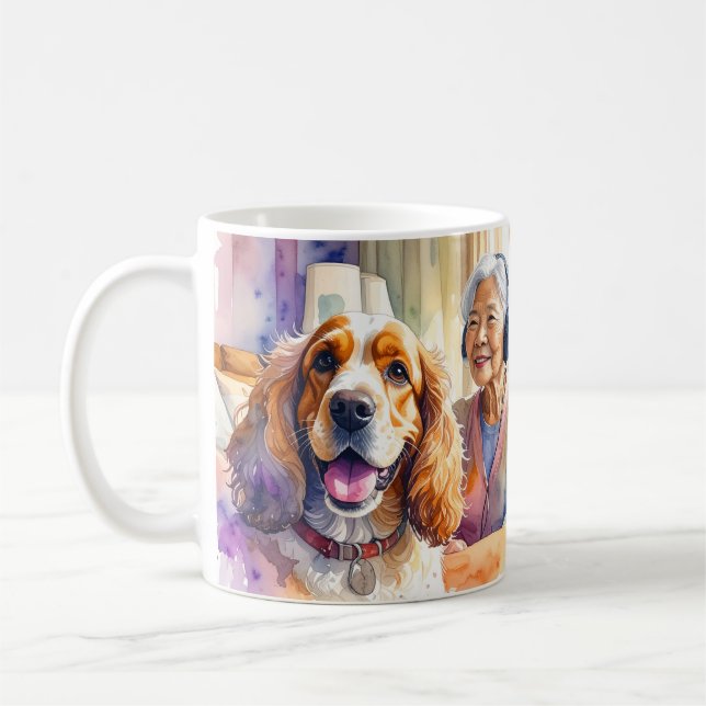 Mug Cavalier King Charles Spaniel Gentil (Gauche)