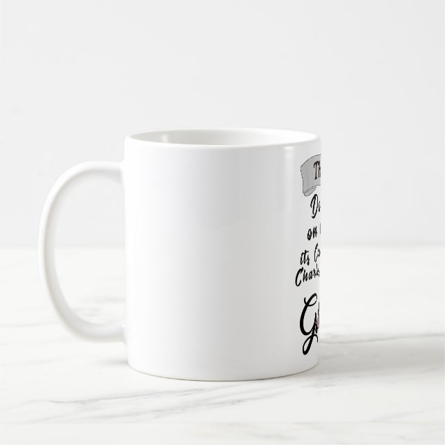 Mug Cavalier King Charles Spaniel Parties scintillant  (Gauche)