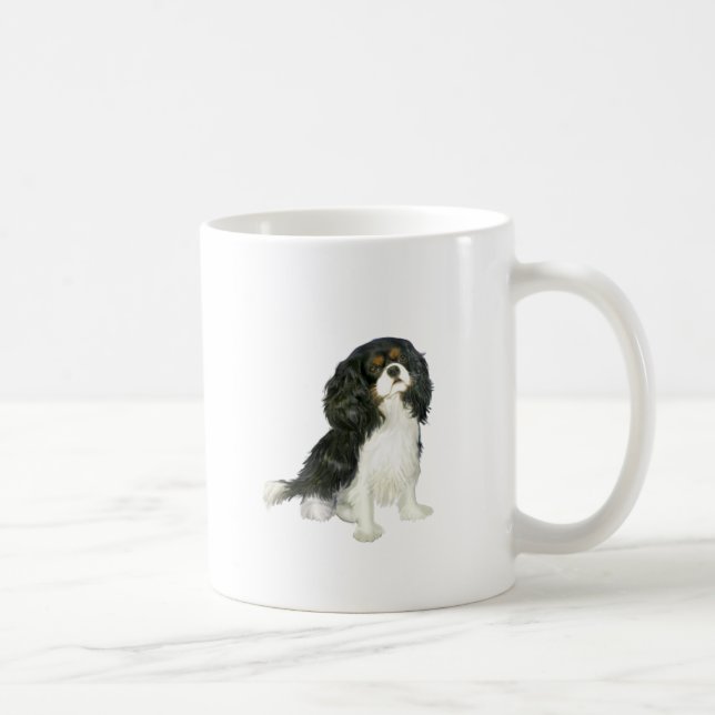 Mug Cavalier King Charles - tricolore (Droite)