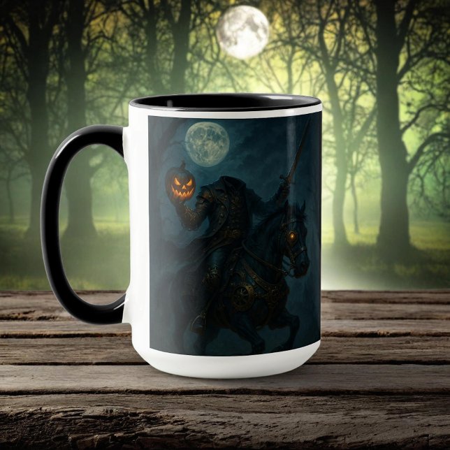 Mug Cavalier sans tête Steampunk Horreur Gothique (Créateur téléchargé)