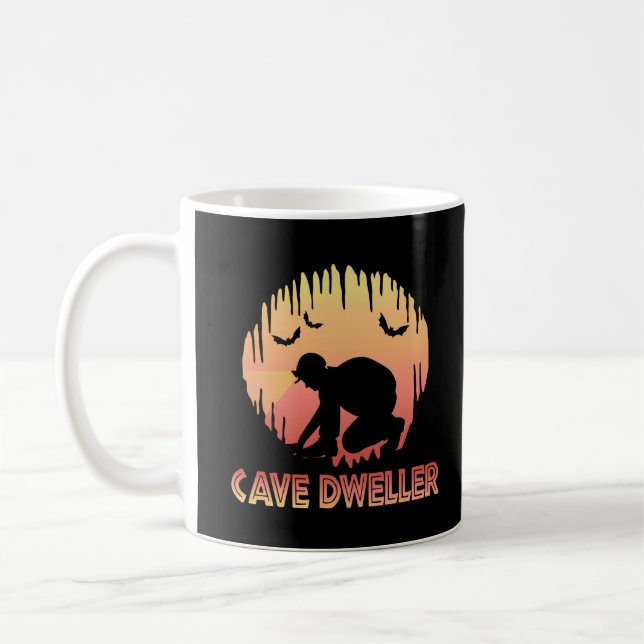 Mug Cave Dweller - Caver Spelunking Speleology (Gauche)