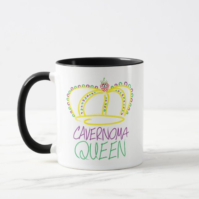 Mug Cavernoma Queen, dessin de Jamie Twinney, (Gauche)