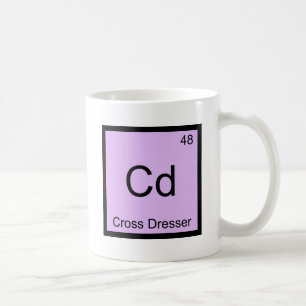 Mug Cd - pièce en t croisée de symbole d'élément de