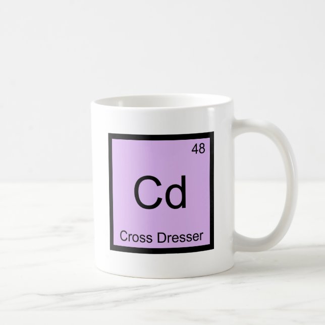 Mug Cd - pièce en t croisée de symbole d'élément de (Droite)
