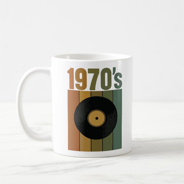 Mug Cd rétro vintage 1970  (Gauche)