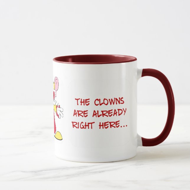 Mug Ce bureau est plein des clowns de cirque (Droite)