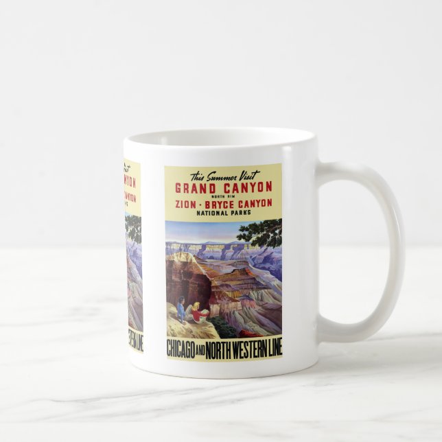 Mug Ce canyon grand de visite d'été (Droite)