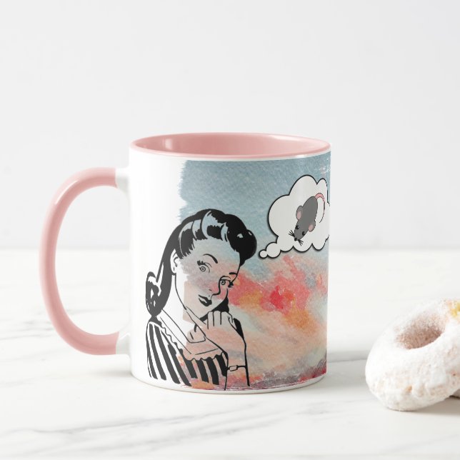 Mug Ce chat noir (Avec donut)