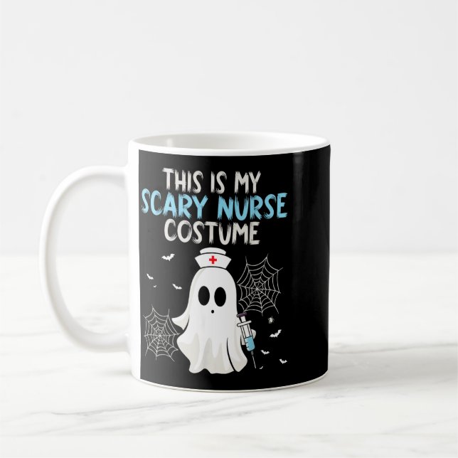 Mug Ce costume d'infirmière effrayant - Halloween épou (Gauche)