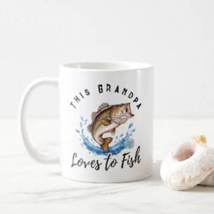 Mug Ce grand-père aime pêcher la basse pêche