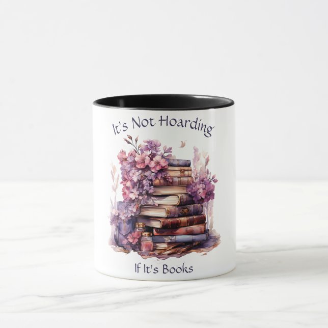Mug Ce n'est du thésaurisation que si c'est des livres (Centre)