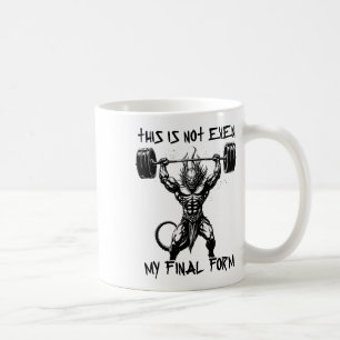 Mug Ce n'est même pas ma forme finale Gym Beast Bodybu