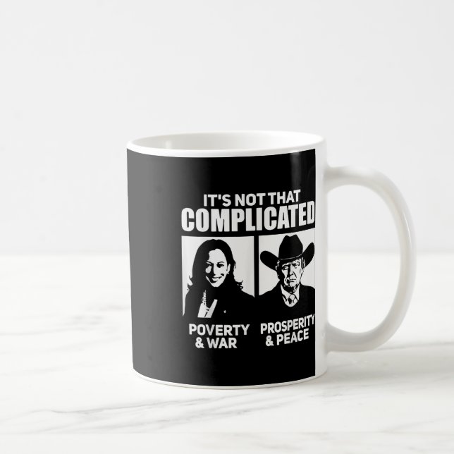 Mug Ce N'Est Pas Si Compliqué Kamala Pauvreté & amp ;  (Droite)