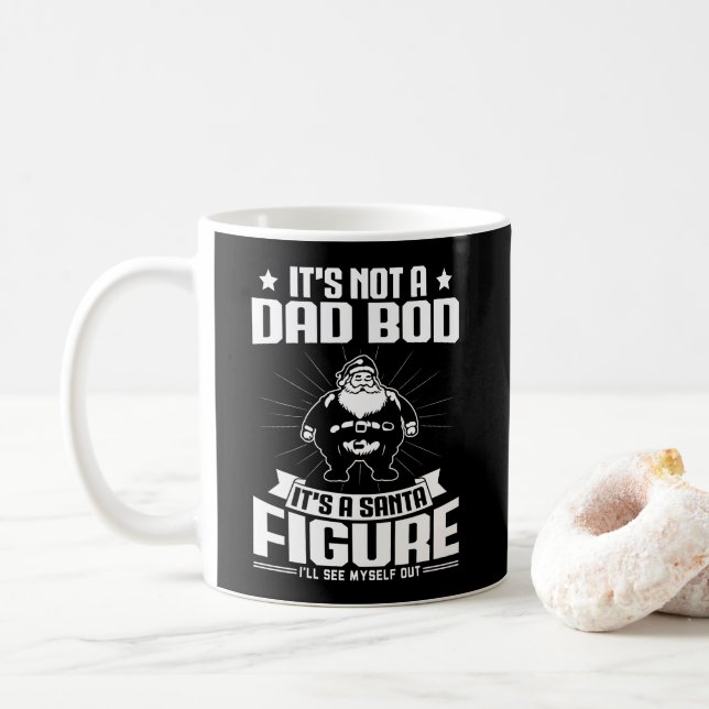 Mug Ce n'est pas un papa Bod C'est un Père Noël Figure (Avec donut)