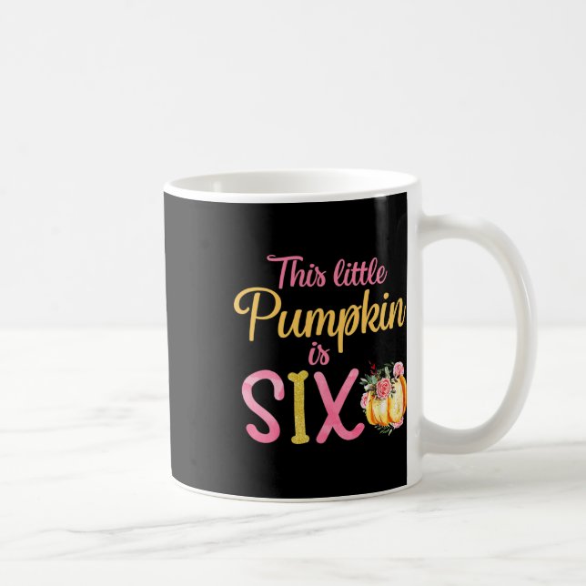 Mug Ce Petit Citrouille Est Six 6E Anniversaire Gir (Droite)