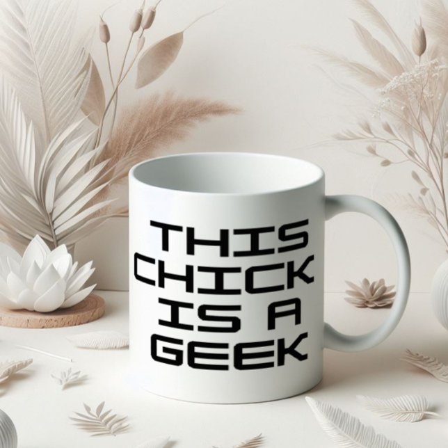 Mug Ce poussin est un Geek (Créateur téléchargé)