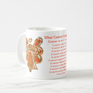 Mug Ce que le cancer ne peut pas faire Poem Art Café C