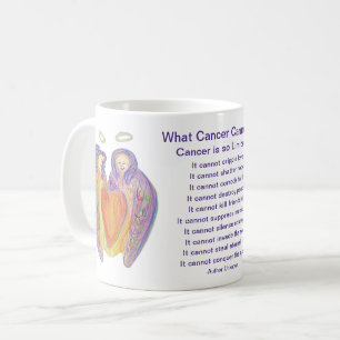 Mug Ce que le cancer ne peut pas faire Poème Angel Cof