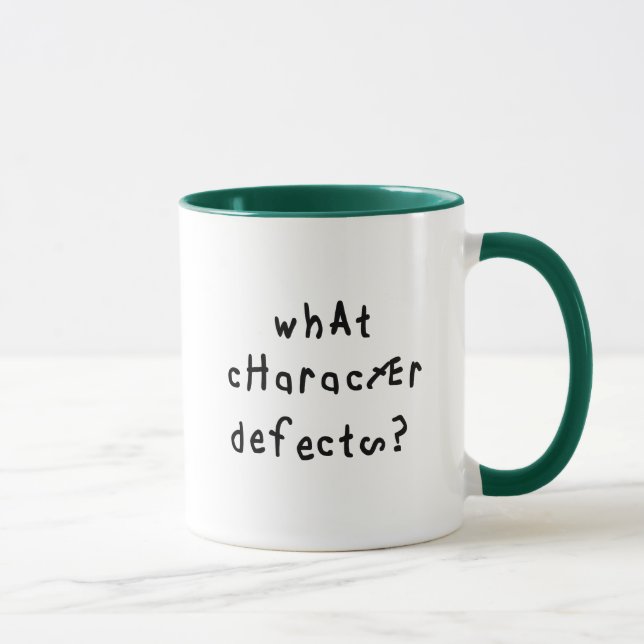 Mug Ce que le personnage déplaît Drôle Citation Récupé (Droite)