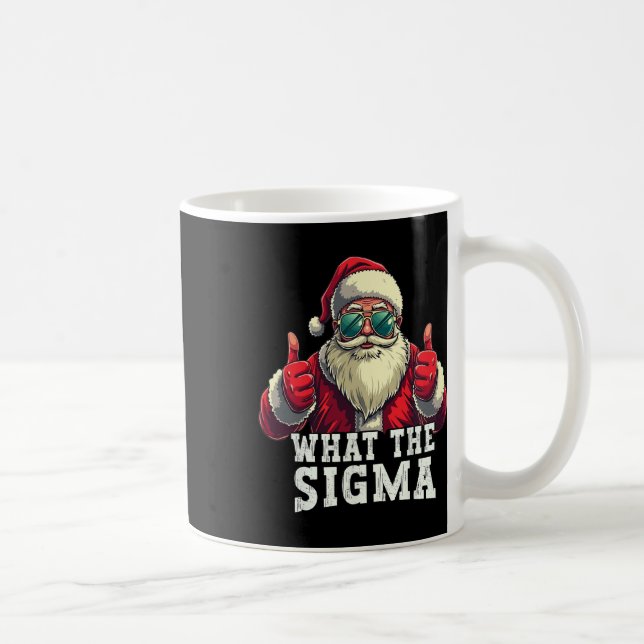 Mug Ce que Sigma Père Noël drôle Mème de Noël Xmas Riz (Droite)