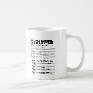 Mug Ce que voit la chorale du collège