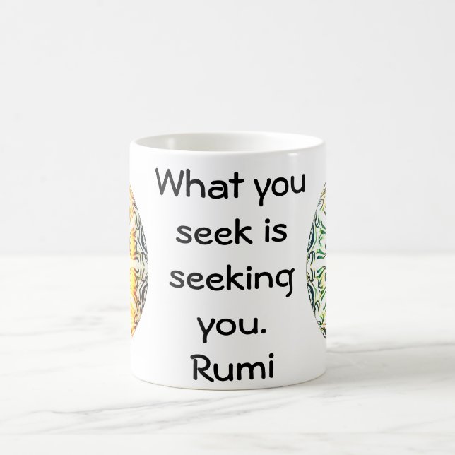 Mug Ce que vous recherchez Citation d'attraction de sa (Centre)
