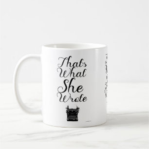 Mug Ce Qu'Elle A Écrit Fun Femme Author Motto