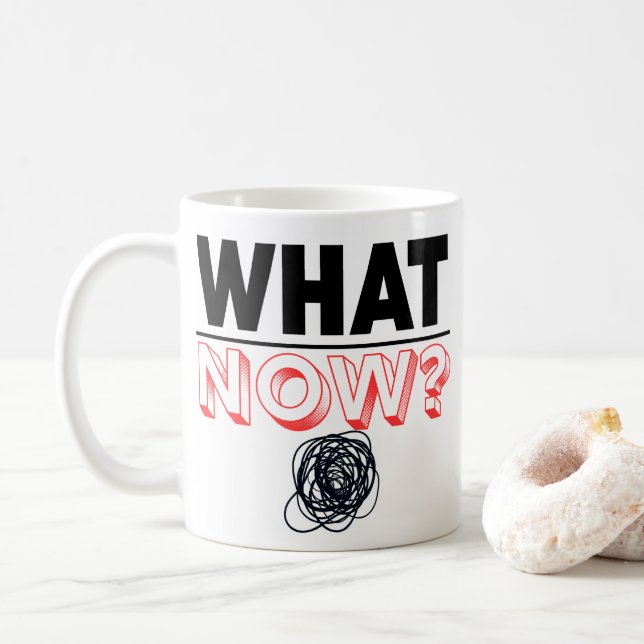 Mug Ce qui maintenant Graduation Cadeau Drôle cadeau (Avec donut)