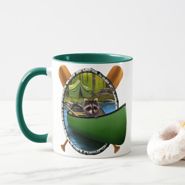 Mug Ce qui se passe à l'aventure du lac Raccoon (Avec donut)