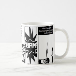 Mug Ce qui se produit à l'enterrement de vie de jeune