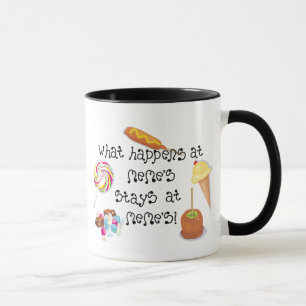 Mug Ce qui se produit aux SÉJOURS de Meme chez Meme !