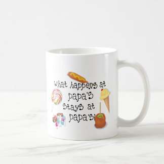 Mug Ce qui se produit aux SÉJOURS du papa au papa !