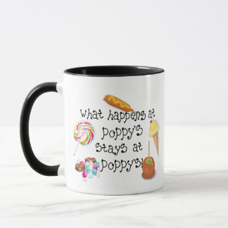 Mug Ce qui se produit aux SÉJOURS du pavot au pavot