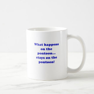 Mug Ce qui se produit sur les séjours de ponton sur le