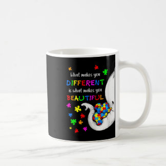 Mug Ce qui vous rend différents éléphant maman Autisme